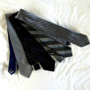 Gray Silk Ties (Set)